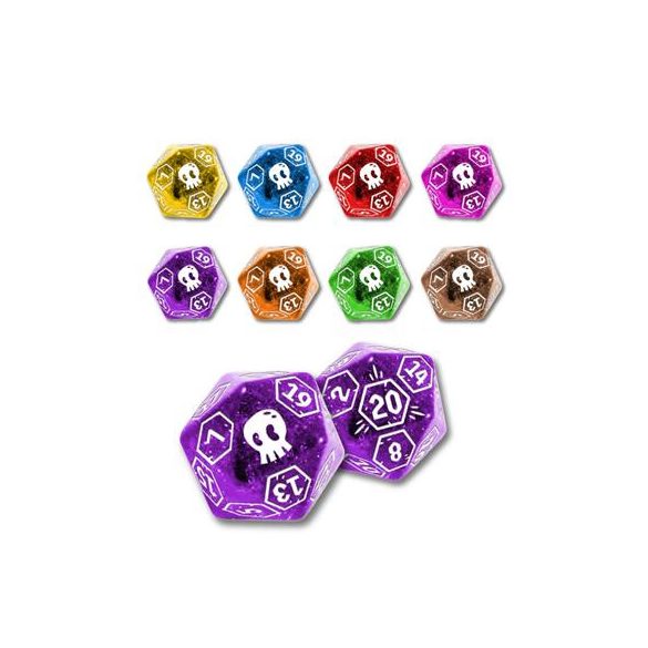 Heroes of Barcadia Enhanced Dice Set-RCHOBADD-SADS44-8PK