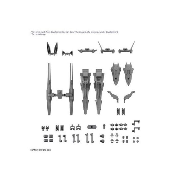 30MM 1/144 Option Parts Set 13 (Leg Booster Unit / Wireless Weapon Pack)-MK65694