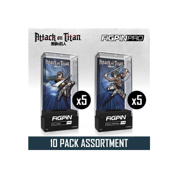 FiGPiN - Attack On Titan 10 Pack Assortment-AOTITAN0623