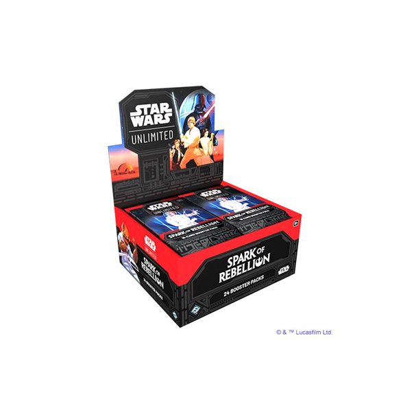 FFG - Star Wars: Unlimited - Spark of Rebellion Booster Display (24 Booster) - EN-SWH0102EN