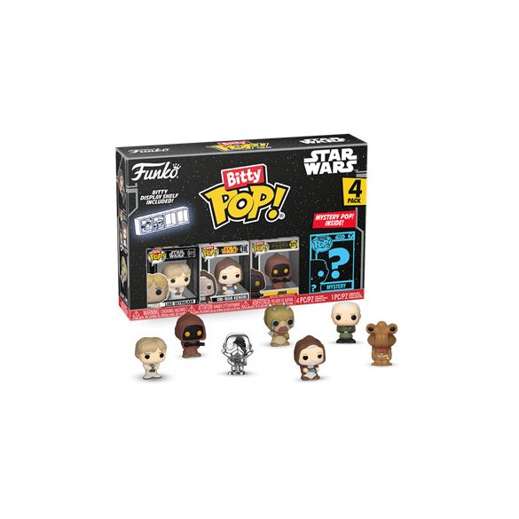 Funko Bitty POP! Star Wars - Luke (3+1 Mystery Chase)-FK71511