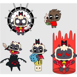 Youtooz: Cult of Lamb Pin Set-CULTOFTHELAMBPINSET