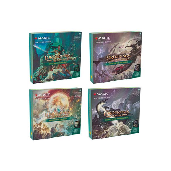 MTG - The Lord of the Rings: Tales of Middle-earth Scene Box Display (4 Boxes) - EN-D15260000