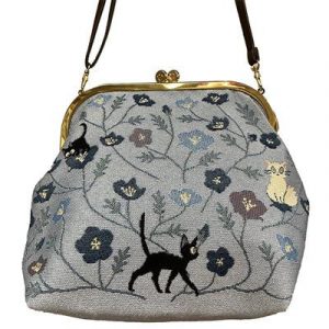 Shoulder Pouch Jiji blue flower Kiki's Delivery Service-Marushin-78862