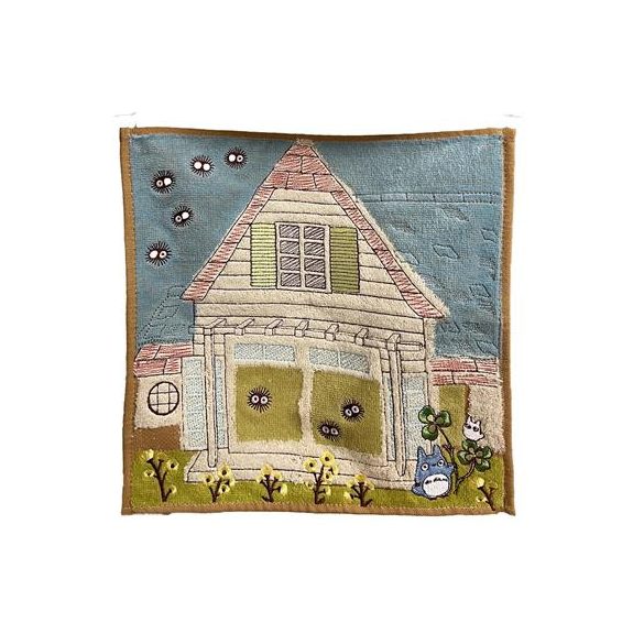 Mini Towel Totoro & Kusakabe House 25x25 cm My Neighbor Totoro-Marushin-87651