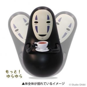 Round Bottomed Figurine No Face's coffe time Spirited Away-Ensky-70218