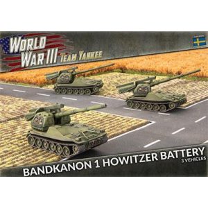 World War 3: Bandkanon 1 Howitzer Battery (x3) - EN-TSWBX06
