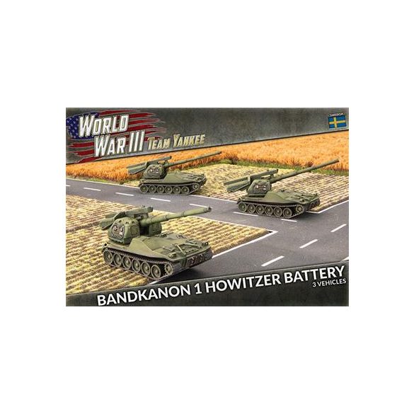 World War 3: Bandkanon 1 Howitzer Battery (x3) - EN-TSWBX06