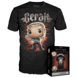 Funko POP! Boxed Tee: Witcher - Geralt (EMEA)-FK74487