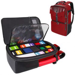 ENHANCE Trading Card Games Trading Card Backpack Collector's Edition (Red)-ENTTCFT200RDEW