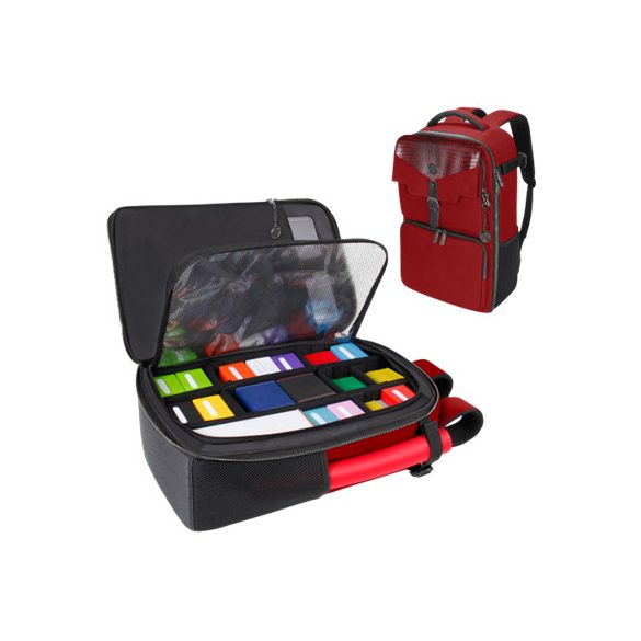 ENHANCE Trading Card Games Trading Card Backpack Collector's Edition (Red)-ENTTCFT200RDEW