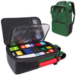 ENHANCE Trading Card Games Trading Card Backpack Collector's Edition (Green)-ENTTCFT200GNEW