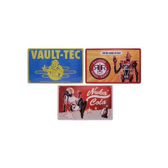 Fallout Tin Sign Set-B-FLT57