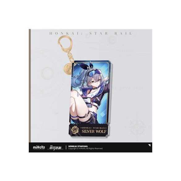 Honkai: Star Rail Character Keychain - Silver Wolf-SAK42720