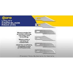 GF9 - Utility Knife Blade Pack (x6)-GF9T03