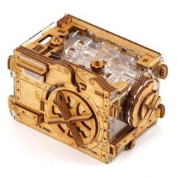 Gift Puzzle Box - Wooden Gift Vault - A-maze-ing Safe-50043