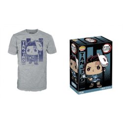 Funko POP! Boxed Tee: DS - Tanjiro w/Wisteria-FK72767