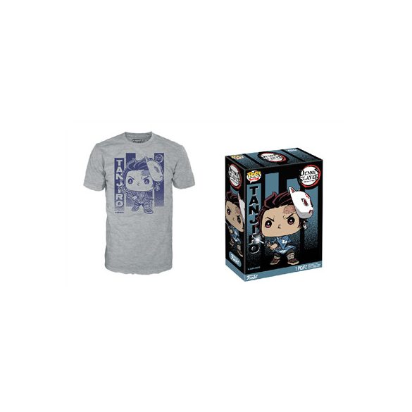 Funko POP! Boxed Tee: DS - Tanjiro w/Wisteria-FK72767