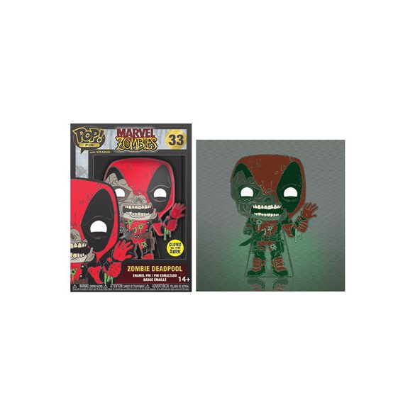 Funko POP! Pin: Marvel -  Zombie Deadpool-FKMVPP0095