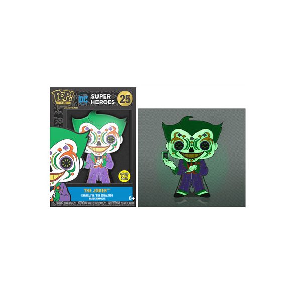 Funko POP! Pins: Batman - Joker (Dia De Los DC)-FKDCCPP0039