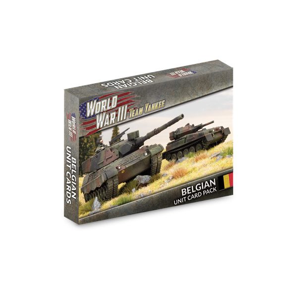 World War 3: NATO Forces - Belgian Unit Card Pack (33 x Cards) - EN-WW3-09B