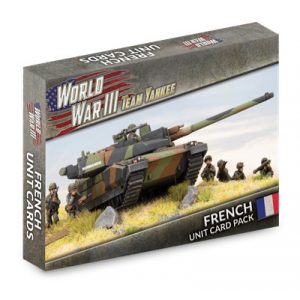 World War 3: NATO Forces - French Unit Card Pack (33 x Cards) - EN-WW3-09F
