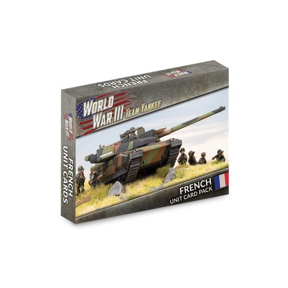 World War 3: NATO Forces - French Unit Card Pack (33 x Cards) - EN-WW3-09F