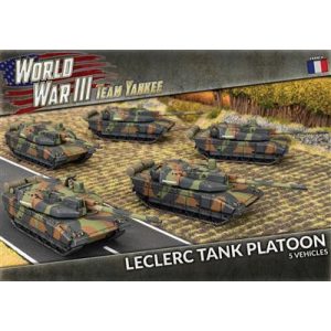 World War 3: NATO Forces - Leclerc Tank Platoon (x5 plastic) - EN-TFBX10