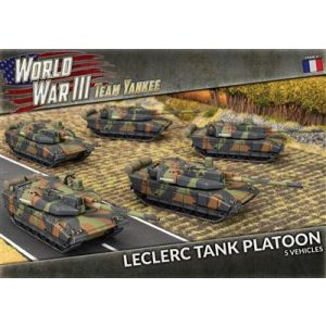 World War 3: NATO Forces - Leclerc Tank Platoon (x5 plastic) - EN-TFBX10