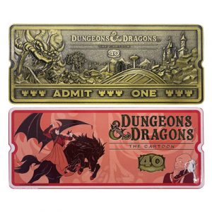 Dungeons & Dragons: The Cartoon 40th Anniversary Rollercoaster Ticket-HAS-DUN22