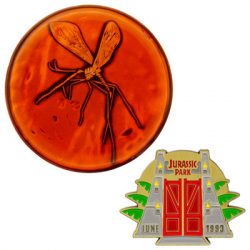 Jurassic Park Medallion and Pin Set-UV-JP153