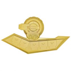 Yu-Gi-Oh! 24K Gold Plated Duel Disk Mini Replica-KON-YGO74G