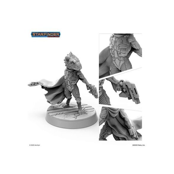 Starfinder Miniatures: Ysoki Bounty Hunter - EN-PSF0030