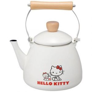 Enamel Tea Kettle Tiny Chum - Hello Kitty-SKATER-HK-56670