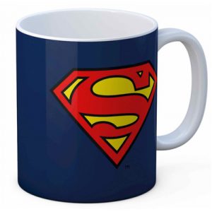 Superman Logo Ceramic Mug Dc Comics-SDTWRN02991