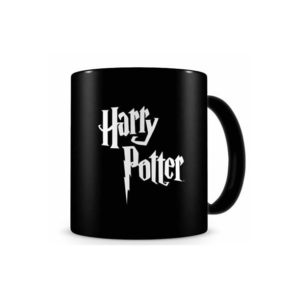 Harry Potter Logo Black Ceramic Mug Harry Potter-SDTWRN20673