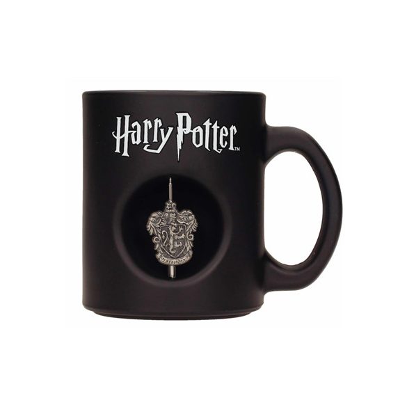 Gryffindor Emblem 3D Rotating Emblem Black Mug Harry Potter-SDTWRN22000