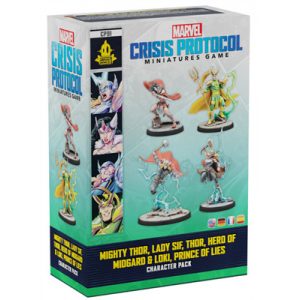 Marvel Crisis Protocol: Mighty Thor, Lady Sif, Thor, Hero of Midgard & Loki - EN/SP/DE/FR-CP91