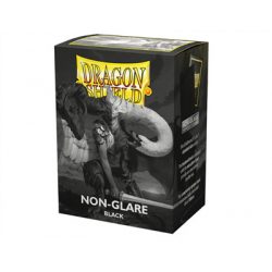 Dragon Shield Sleeves - Matte NonGlare Standard  size - Black V2-AT-11822