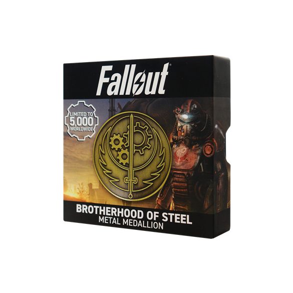 Fallout Brotherhood of Steel Medallion-B-FLT58