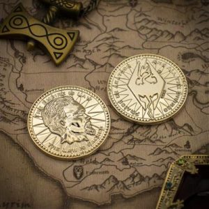 The Elder Scrolls 24k Replica Septim Collectible Coin-B-ELD10