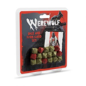 Werewolf: The Apocalypse 5th Edition RPG Dice and Form Card Set - EN-RGS02592