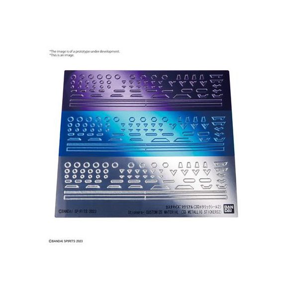 CUSTOMIZE MATERIAL (3D METALLIC STICKERS 2)-MK66278