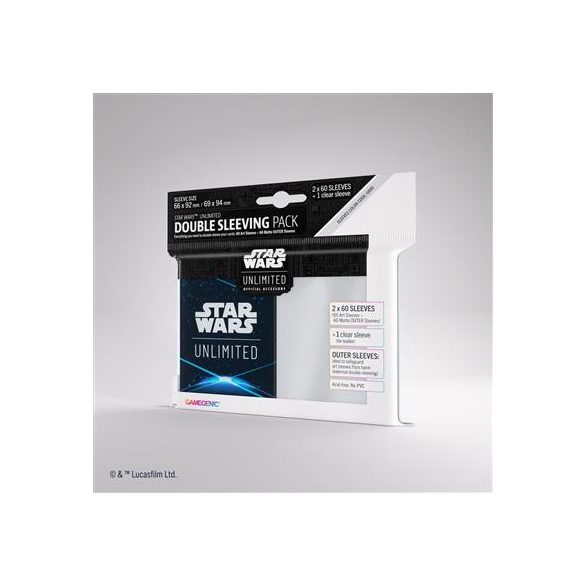 Gamegenic - Star Wars: Unlimited Art Sleeves Double Sleeving Pack - Space Blue-GGS15035ML