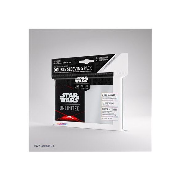 Gamegenic - Star Wars: Unlimited Art Sleeves Double Sleeving Pack - Space Red-GGS15036ML