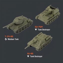 World of Tanks: U.S.S.R. Tank Platoon (T-34-85, SU-76M, SU-85)-WOT76