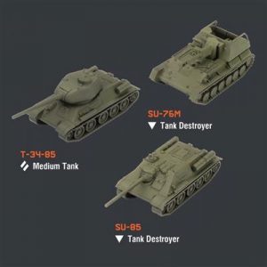 World of Tanks: U.S.S.R. Tank Platoon (T-34-85, SU-76M, SU-85)-WOT76