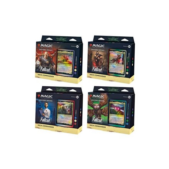 MTG - Commander Fallout Deck Display (4 Decks) - FR-D23511010