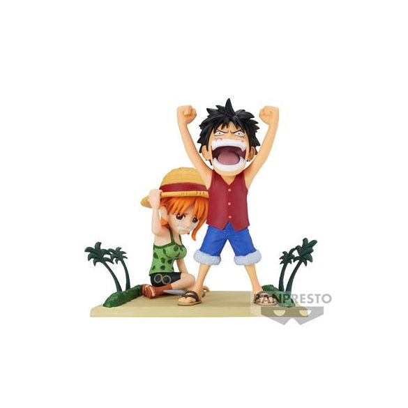 One Piece World Collectable Figure Log Stories-Monkey.D.Luffy & Nami--BP89111P