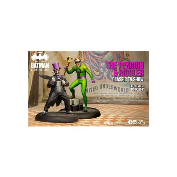 Batman Miniature Game: The Penguin & Riddler 60 - EN-BTV003